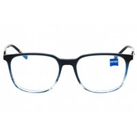 Zeiss Men's Eyeglasses - Blue/Grey Horn Acetate Full Rim Square Frame | ZS22524 418 ,