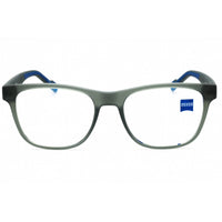 Zeiss Men's Eyeglasses - Matte Transparent Green Full Rim Square Frame | ZS22526 301 ,