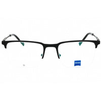Zeiss Men's Eyeglasses - Matte Black Metal Half Rim Square Shape Frame | ZS23125 002 ,
