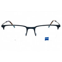 Zeiss Men's Eyeglasses - Satin Blue Metal Half Rim Square Shape Frame | ZS23125 403 ,