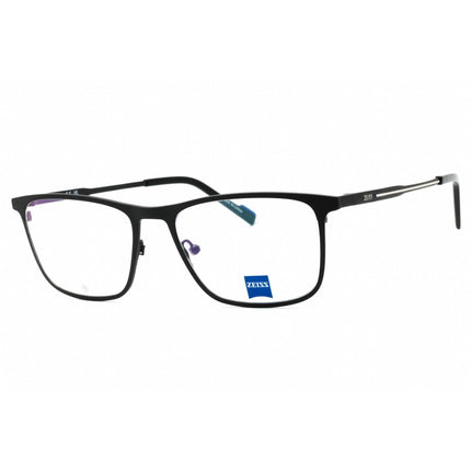 Zeiss Men's Eyeglasses - Matte Black Metal Full Rim Rectangular Frame | ZS23126 002 ,