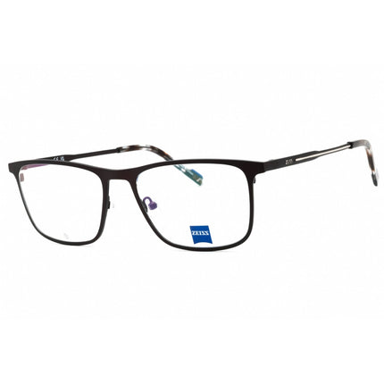 Zeiss Men's Eyeglasses - Satin Dark Brown Full Rim Rectangular Frame | ZS23126 201 ,