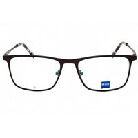 Zeiss Men's Eyeglasses - Satin Dark Brown Full Rim Rectangular Frame | ZS23126 201 ,