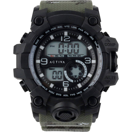 Invicta Unisex Digital Watch - Activa Cold Light Green Silicone Strap | ACW435-004 ,