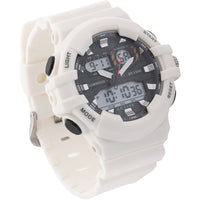 Invicta Unisex Watch - Activa Alarm Analog-Digital Dial White Strap | ACW496-002 ,