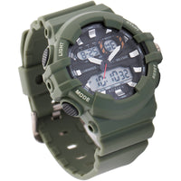 Invicta Unisex Watch - Activa Alarm Analog-Digital Dial Green Strap | ACW496-003 ,