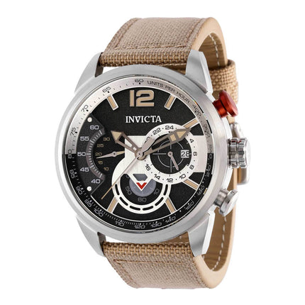 Invicta Men's Watch - Aviator Quartz Chrono Date Display Khaki Nylon Strap | 39653 ,