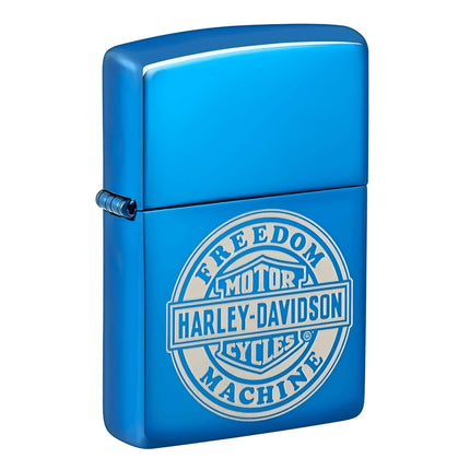 Zippo Lighter - Harley Davidson Design Metal Construction Refillable Windproof | 48798 ,