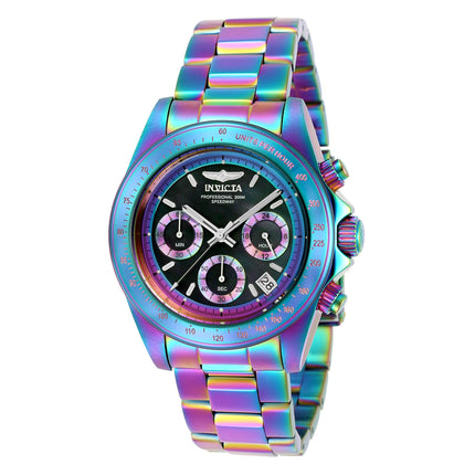 Invicta Men's Chronograph Watch - Speedway MOP Dial Iridescent Steel Dive | 23941 ,