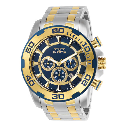 Invicta Men's Chronograph Watch - Pro Diver Blue Dial Two Tone Bracelet | 26296 ,