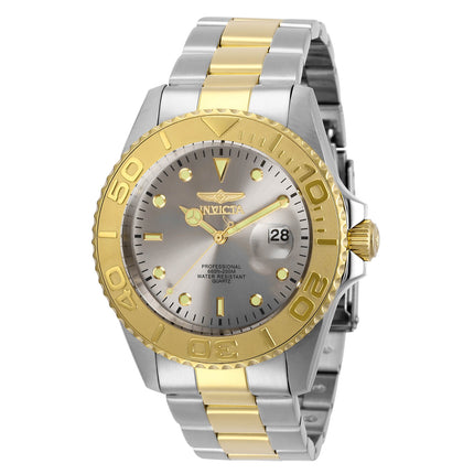 Invicta Men's Quartz Watch - Pro Diver Grey Dial Stainless Steel Bracelet | 29950 ,