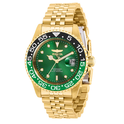 Invicta Men's Quartz Watch - Pro Diver Green Dial Stainless Steel Bracelet | 36044 ,