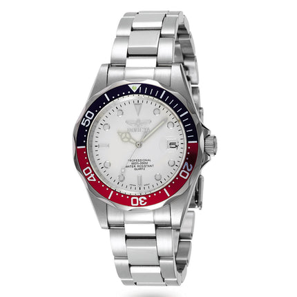 Invicta Men's Stainless Steel Watch - Pro Diver Quartz White Dial | 8933 ,