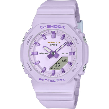 Casio Women's Watch G-Shock Purple Resin Strap Analog-Digital GMA-P2125W-6ACR ,