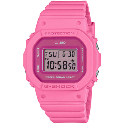 Casio Women's Watch G-Shock Digital Dial Matte Pink Resin Strap GMD-S5610PP-4CR ,
