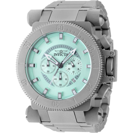 Invicta Men's Watch Coalition Forces Quartz Chrono Turquoise Dial Bracelet 48220 ,