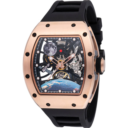 Invicta Men's Watch S1 Rally Interstellar Automatic Black Silicone Strap 49011 ,