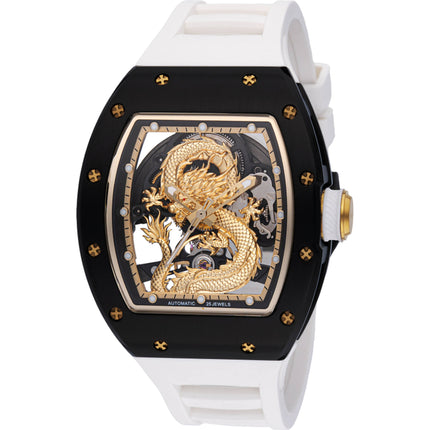 Invicta Men's Watch S1 Rally Dragon Edition Chrono White Silicone Strap 49013 ,