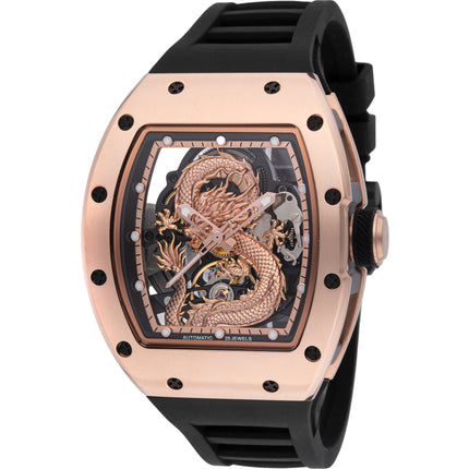 Invicta Men's Watch S1 Rally Dragon Edition Chrono Black Silicone Strap 49014 ,