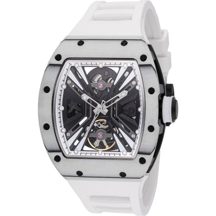 Invicta Men's Watch S1 Rally Automatic White Silicone Strap Chronograph 49028 ,