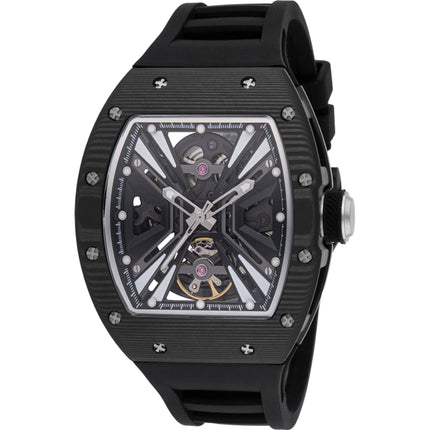 Invicta Men's Watch S1 Rally Automatic Black Silicone Strap Chronograph 49029 ,