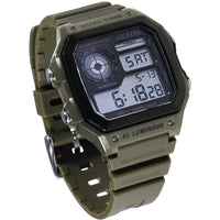 Invicta Men's Watch Activa Alarm Chrono Army Green Strap Digital ACW1299-002 ,