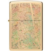 Zippo Windproof Pocket Lighter Dragonfly Wing Design High Polish Brass 46006 ,