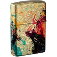 Zippo Pocket Lighter Painted Tiger design Street-Art-Inspired 540 Fusion 46145 ,
