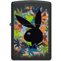 Zippo Windproof Lighter Playboy Rabbit Head design Classic Black Matte 46222 ,