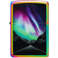 Zippo Windproof Pocket Lighter Multi Color Aurora Road Design Color Image 46236 ,