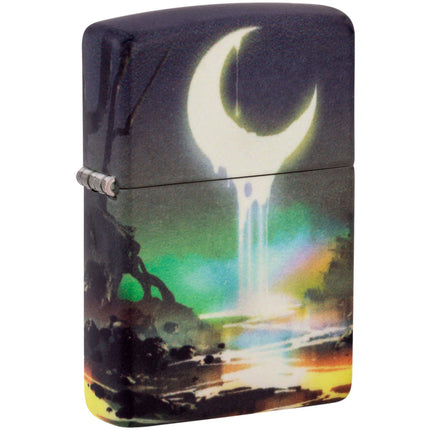 Zippo Windproof Pocket Lighter Moon Dream Design 540 Color Metal 46259 ,
