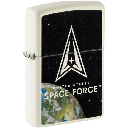 Zippo Windproof Pocket Lighter U.S. Space Force Glow In The Dark Metal 46421 ,