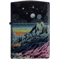 Zippo Windproof Pocket Lighter Space in Color Design 540 Fusion Metal 46432 ,