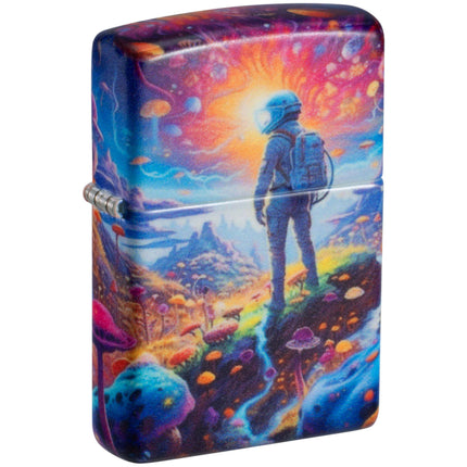 Zippo Windproof Pocket Lighter Mushroom Forest Design 540 Color Metal 46433 ,