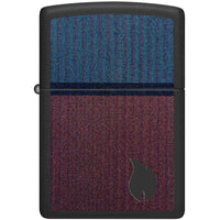 Zippo Windproof Pocket Lighter Vintage Zippo Design Matte Black Metal 46476 ,