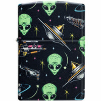Zippo Windproof Pocket Lighter Alien Pattern Design 540 Color Metal 46561 ,