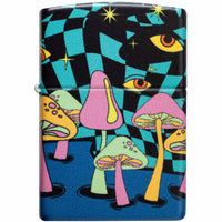 Zippo Windproof Pocket Lighter Mushroom Party Design 540 Color Metal 46564 ,