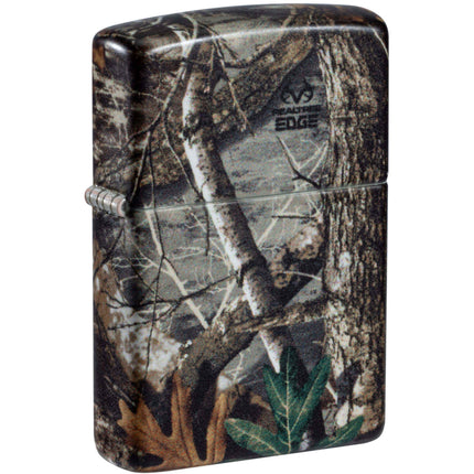 Zippo Windproof Pocket Lighter Realtree EDGE Camo Design Metal 46573 ,