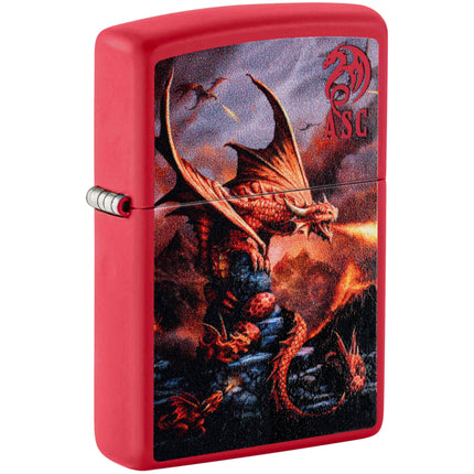 Zippo Windproof Pocket Lighter Anne Stokes Collection Fire Dragon Metal 46690 ,