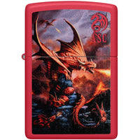 Zippo Windproof Pocket Lighter Anne Stokes Collection Fire Dragon Metal 46690 ,