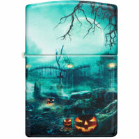 Zippo Windproof Pocket Lighter Graveyard Design 540 Color Metal 48389 ,