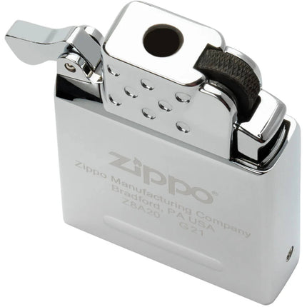 Zippo Lighter Insert Yellow Flame Butane with Wheel and Button Ignition 65800 ,