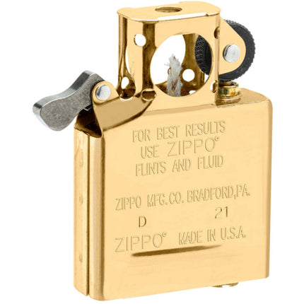 Zippo Pipe Lighter Insert Gold Plated Finish Flashed for Ideal Flame Draw 65845 ,