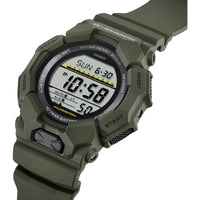 Casio Men's Watch G-Shock World Time Green Bio-Based Resin Strap Digital GD010-3 ,