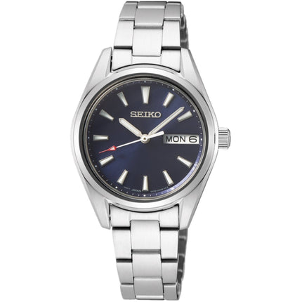 Seiko Women's Watch Classic Quartz Blue Dial Stainless Steel Bracelet SUR353P1 ,