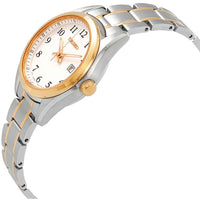 Seiko Women's Watch - Classic Quartz White Dial Two Tone Bracelet | SUR466P1 ,