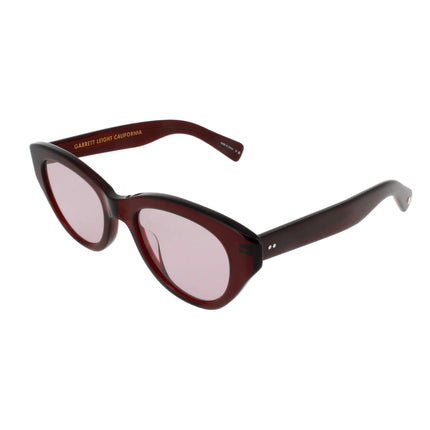 Garrett Leight Women's Sunglasses - Merlot Full Rim Cat Eye Frame | DOTTIE MER/SFPLU ,