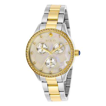 Invicta Women's Watch - Wildflower White Oyster Dial Two Tone Bracelet | 29099 ,