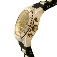 Invicta Women's Watch - BLU Black Rubber and Yellow Gold Stainless Steel Strap | 36909 ,
