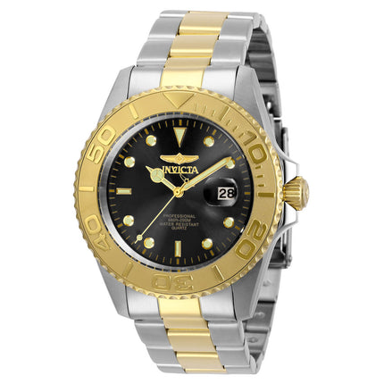 Invicta 29948 Men's Pro Diver Black Dial Two Tone Bracelet Watch ,